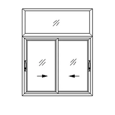 Fenêtre coulissante française